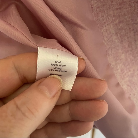 Gorgeous lavender wool tweed blazer from Talbots. Size 10. Perfect condition. - Picture 2 of 10